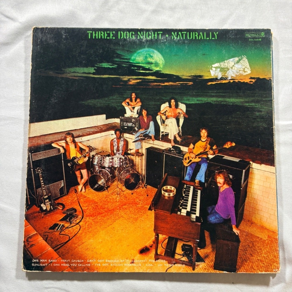 Three Dog Night Naturally Vinyl LP Record 12" Classic Rock Joy to the World 1970